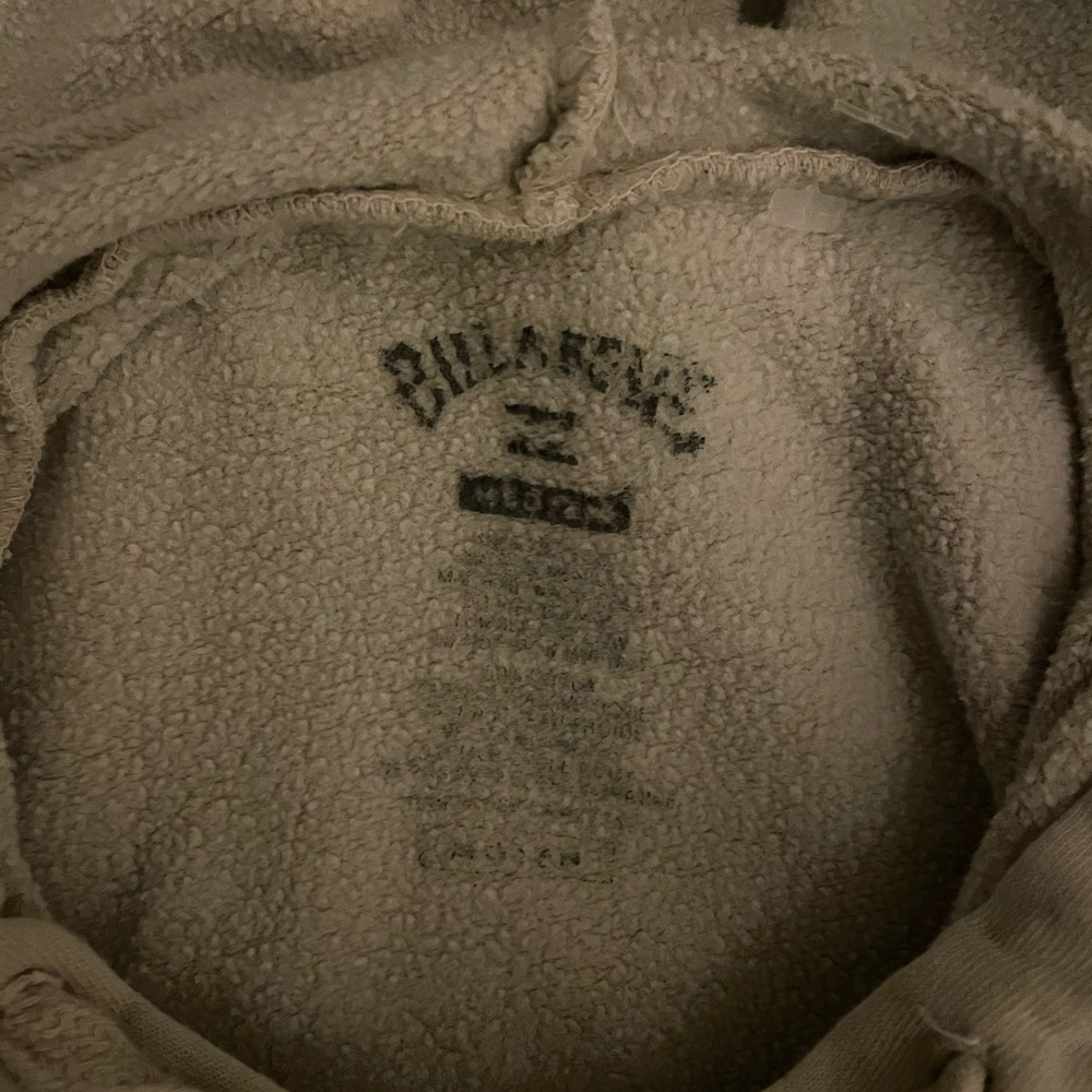 Billabong Premium Men Sz M Arch Pullover Hoodie Cream$70 - Picture 4 of 4